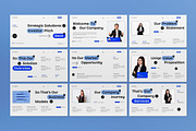 Blue Modern Pitch Deck Presentation, a Presentation Template by graphicook (Thumbnail 3 of 4)