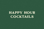 Bartender Typeface, a Handwritten Font by Taylor Penton (Thumbnail 6 of 6)