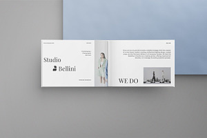 White Grey Editorial Pitch Deck, a Presentation Template by Claymoon Lab