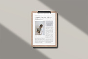 Clipboard Mockup, an Advertising Mockup by ZifaraDesign (Thumbnail 2 of 5)