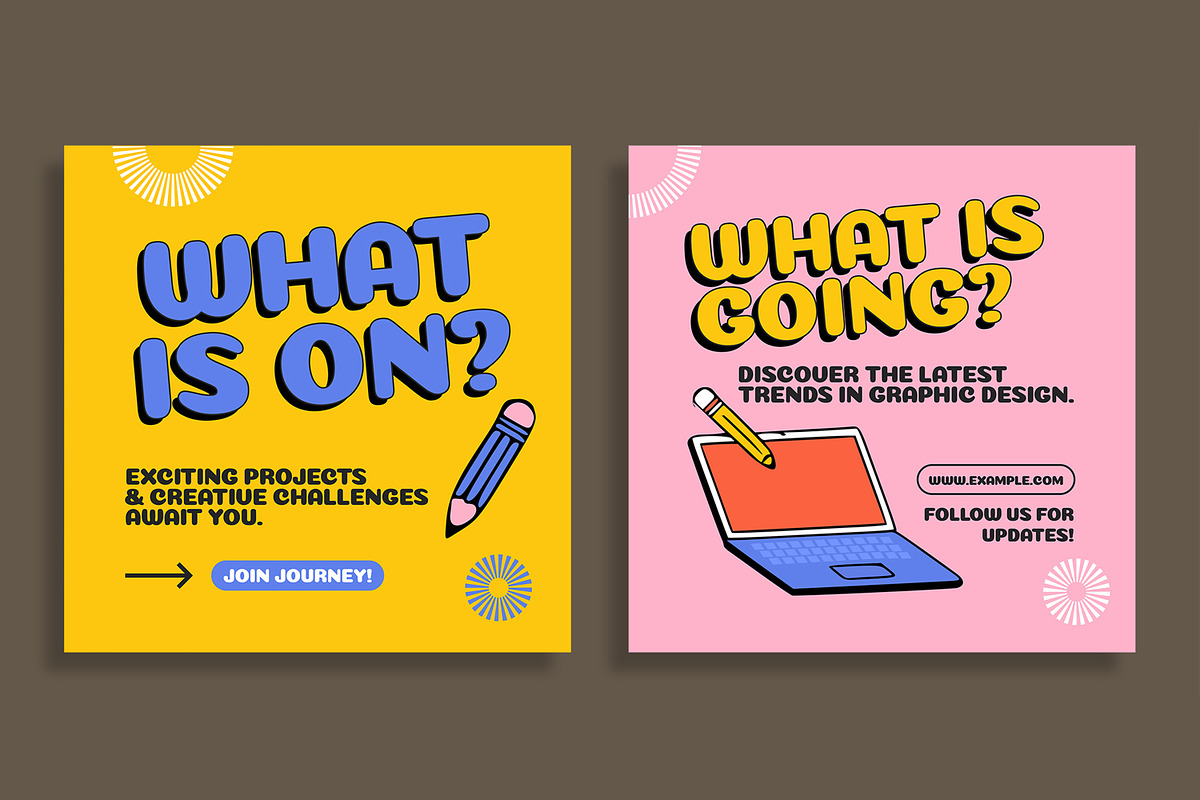 Colorful Social Media Post Template preview 4