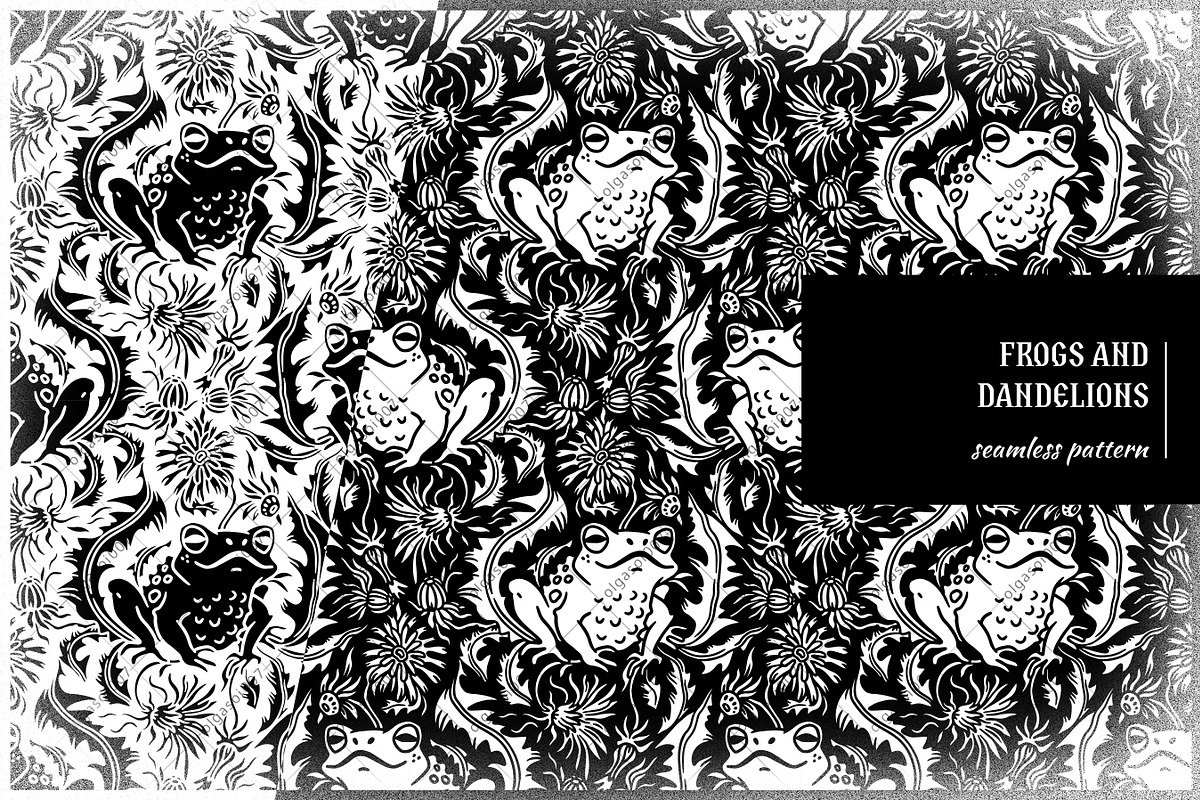 White garden. Seamless patterns, a Pattern Graphic by OlgaSoi007 (Photo 6 of 10)