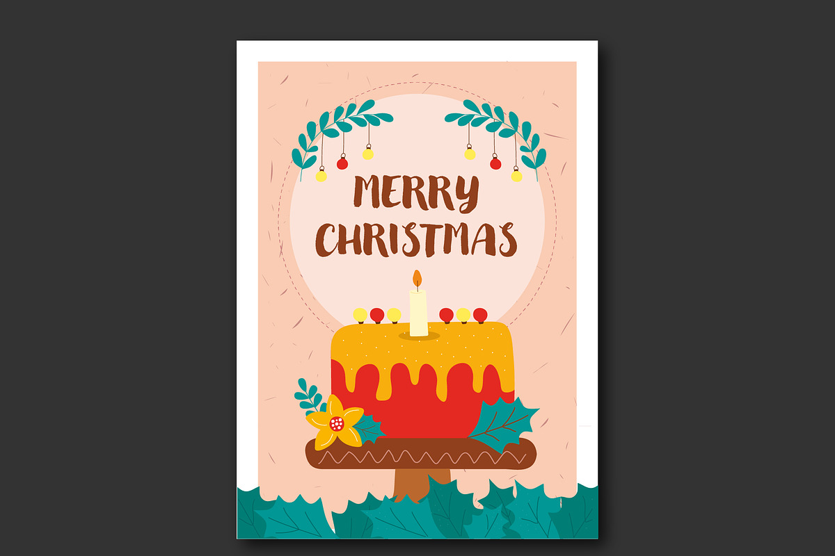 Christmas Greeting Cards Set, a Templates & Theme by studiogstock (Photo 4 of 4)