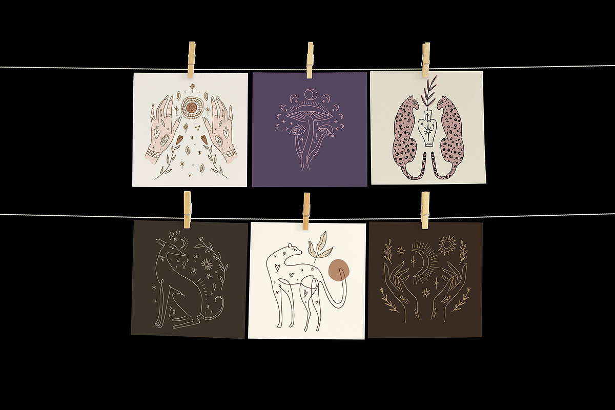 Boho Things Bundle, an Object Illustration by Annie Konst (Photo 5 of 15)