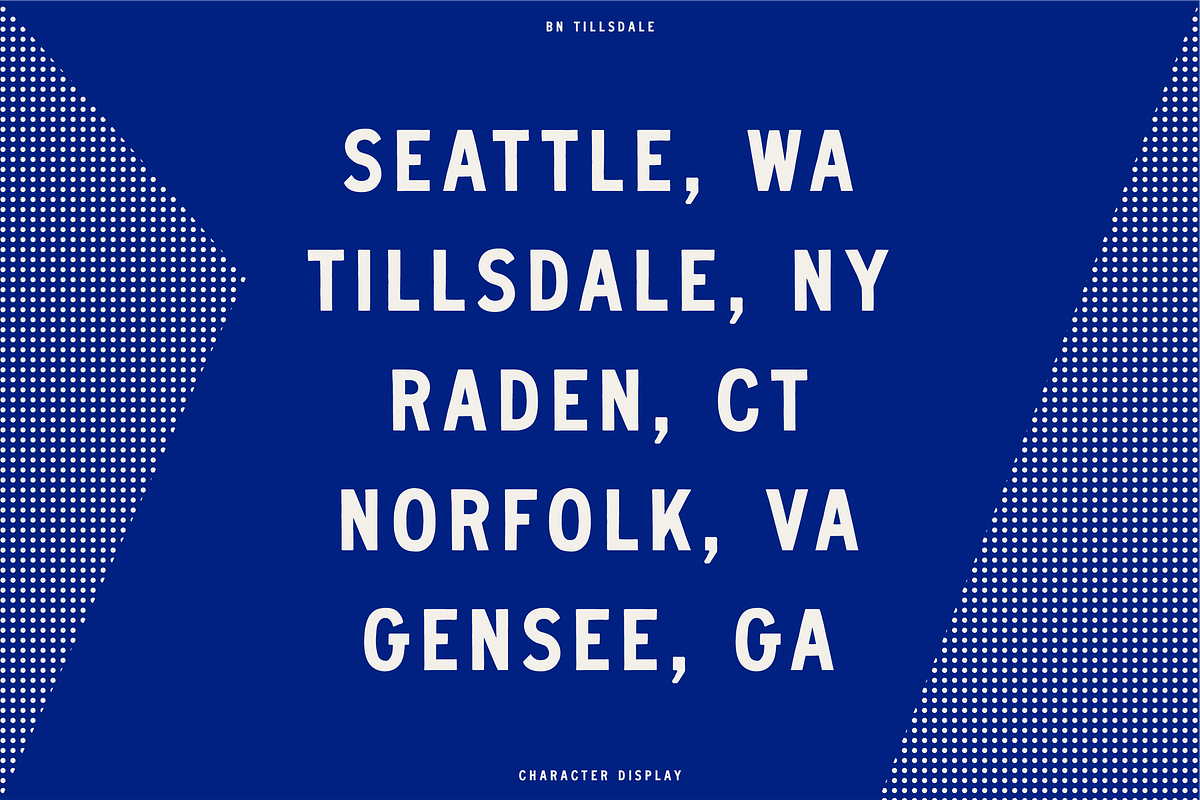 BN Tillsdale: Hand-drawn Font Family, a Sans Serif Font by Bnick (Photo 5 of 10)