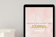 A Wellness and Weight Loss Journal, a Stationery Template by Brand Your Biz Co. (Thumbnail 1 of 9)