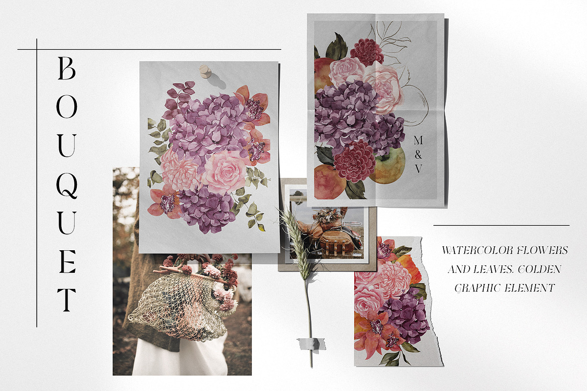 Blush Scarlet. Fall Graphic., an Object Illustration by ma_i_vi (Photo 2 of 11)
