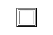 Modern Square Frame SVG Bundle, an Illustration by Creativeshirt (Thumbnail 14 of 31)