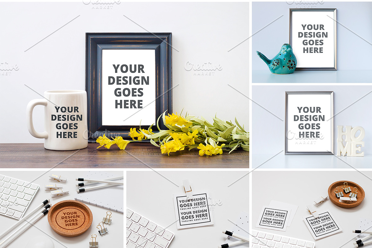 25 Feminine Mockups, a Print Template by My Squared Style (Photo 4 of 4)