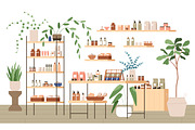 Cosmetics shop with organic products, a Person Illustration by Good Studio (Thumbnail 2 of 2)