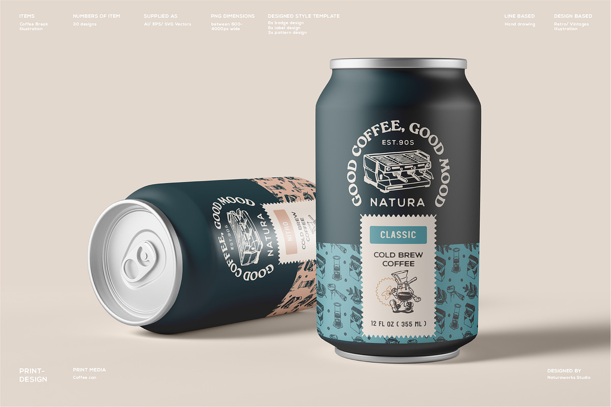 Coffee Drawing ( Coffee Break ), a Food Illustration by Naturaworks Creative (Photo 4 of 8)