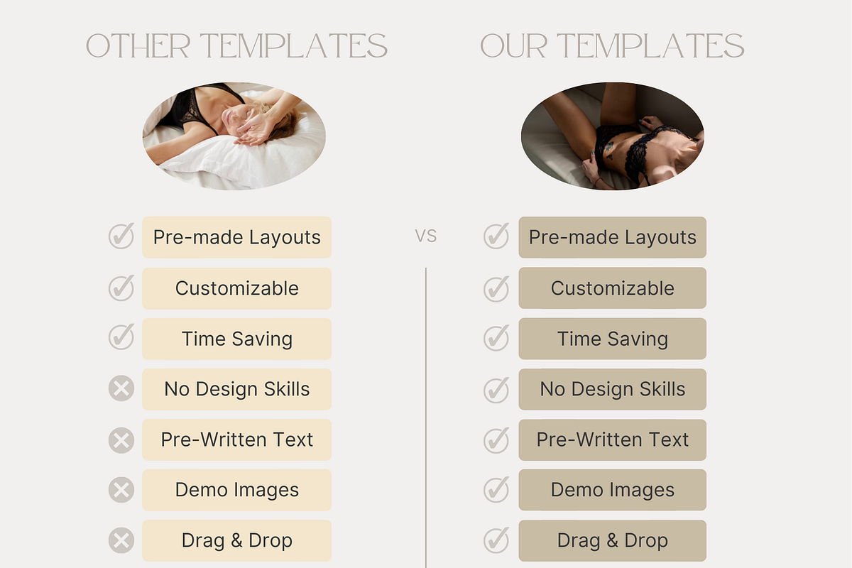 BOHO Boudoir Photography Guide Canva, a Magazine Template by Signature Edits (Photo 9 of 12)