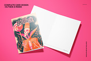 Vintage Halloween 5x7 Card Template, a Card Template by creatsy5 (Thumbnail 3 of 5)