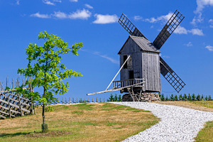 Wooden windmill, an Industrial Photo by BOOCYS