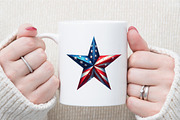 American Patriotic Star Clipart, an Illustration by Sublimation Artist (Thumbnail 5 of 6)