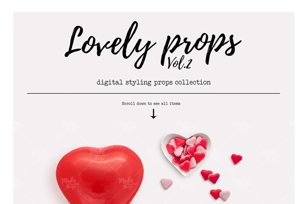 Valentine's Day Scene Creator, a Product Mockup by Make Beautiful Things (Photo 2 of 6)