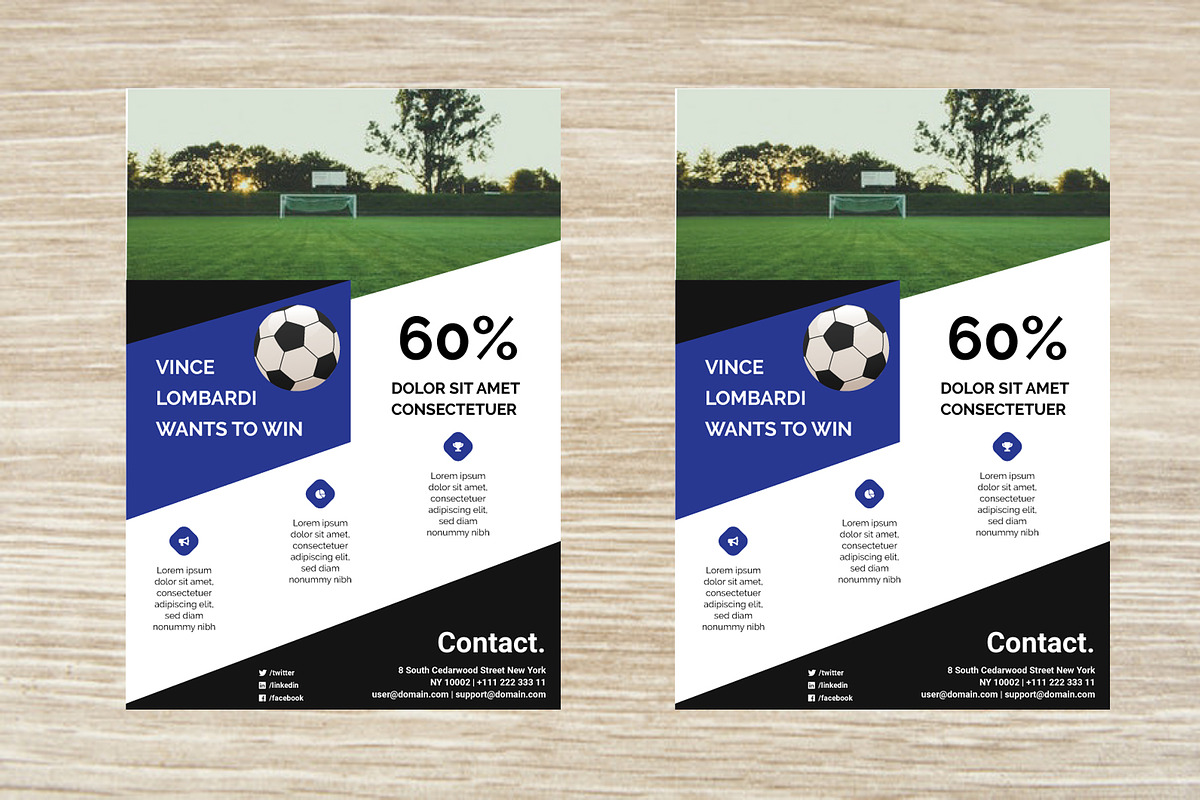Sport Flyer, a Flyer Template by PenciGraphics (Photo 1 of 2)