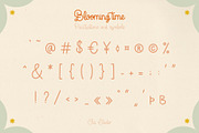 Blooming Time Font, a Script Font by Oui Studio (Thumbnail 5 of 12)