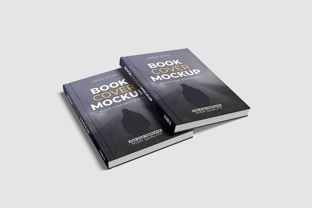 Hardcover Book Mockup, a Books & Magazine Mockup by bimockup