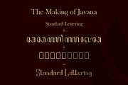 Javana | Unique Display Font, a Font by Moove Studio (Thumbnail 7 of 7)