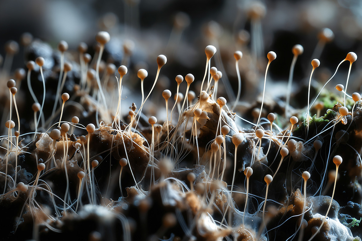 72 Microscopic Fungi Backgrounds, a Background Graphic by h.utomo (Photo 64 of 72)