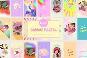 Retro Instagram Story Template Canva