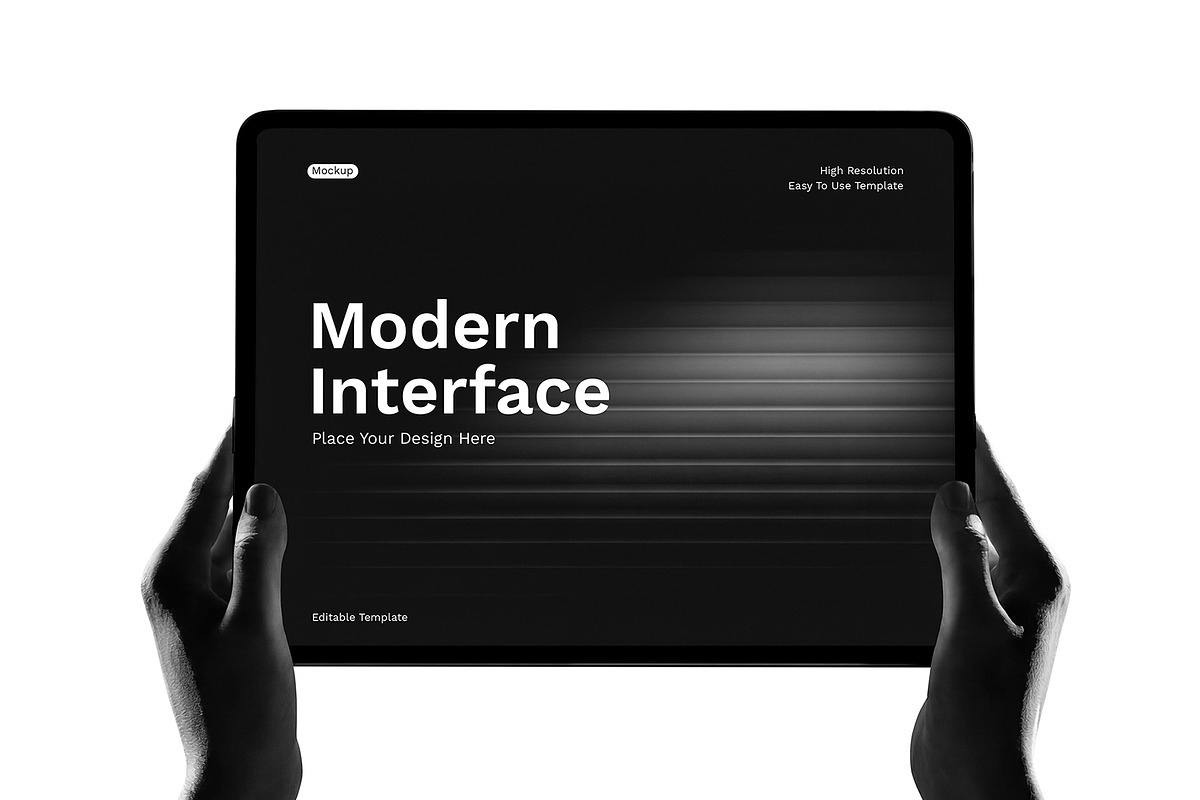 Modern Tablet Screen Mockup, an iPad Mockup by graphypix (Photo 4 of 4)