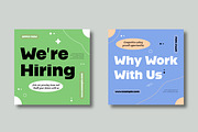 Job Hiring Social Media Template, a Social Media Template by MightyDesign (Thumbnail 3 of 8)