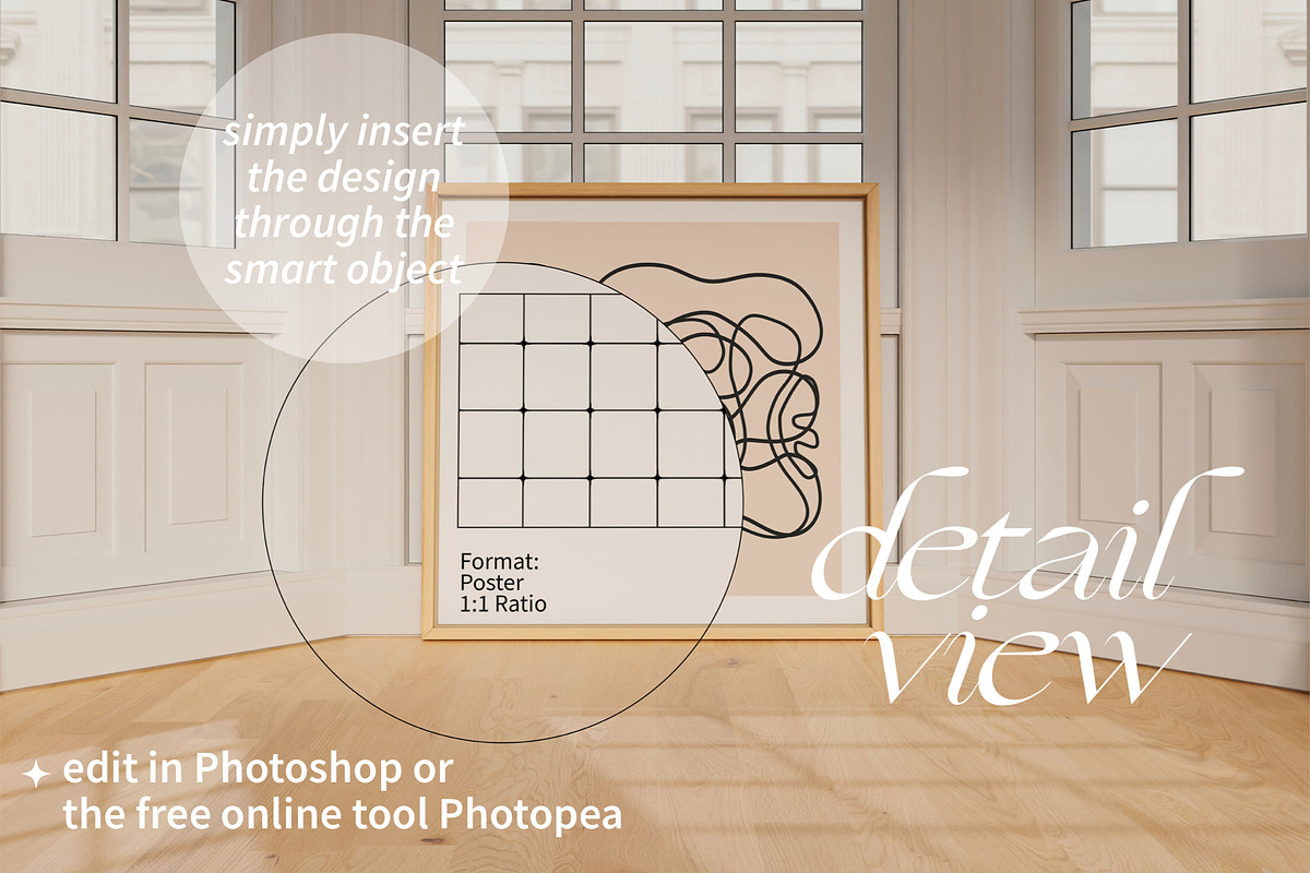 Artwork Frame Mockups Square Ratio, a Household Mockup by Bonumo (Photo 6 of 10)