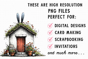 Easter Bunny House Clipart, an Illustration by Libby Wishes (Thumbnail 6 of 6)