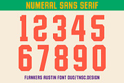 Flankers Austin - Varsity Font Duo!, a Sans Serif Font by The Native Saint Club (Thumbnail 16 of 16)