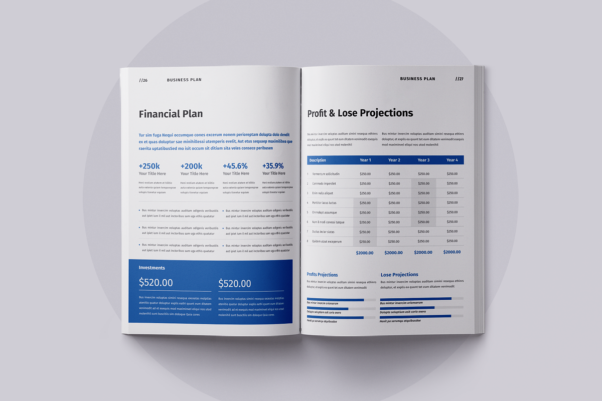 Business Plan | Canva, a Brochure Template by ArtisticLand (Photo 10 of 11)