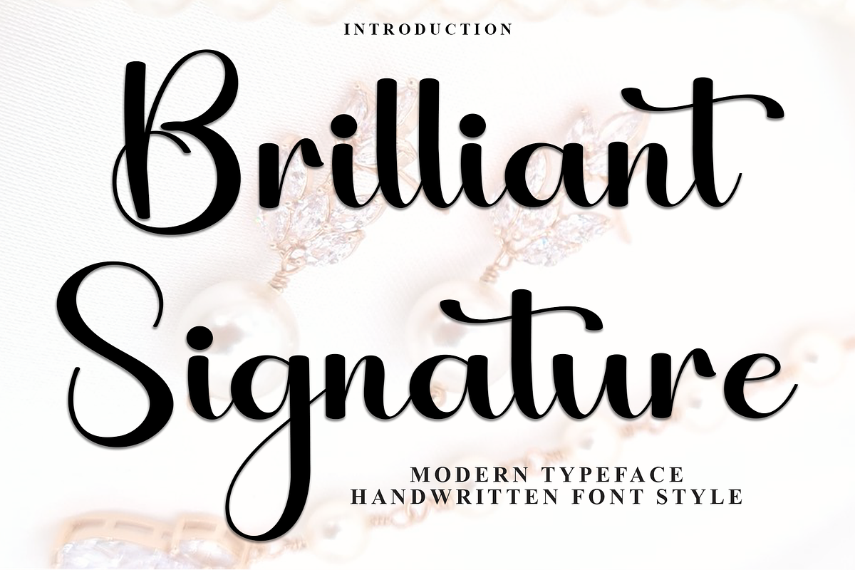Brilliant Signature, a Handwritten Font by InermediaSTUDIO (Photo 1 of 8)