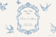 Vintage Floral Victorian Line Art, a Decorative Illustration by Madiwaso (Thumbnail 7 of 9)