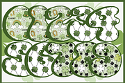 St. Patrick's Day Retro Bubble Font, a Font by It me digital art (Thumbnail 2 of 7)