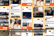 StreaMline - News Portal App Design, an App Template by twinstd (Thumbnail 3 of 5)