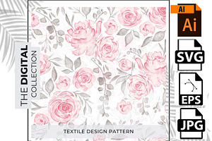 Seamless background, floral pattern