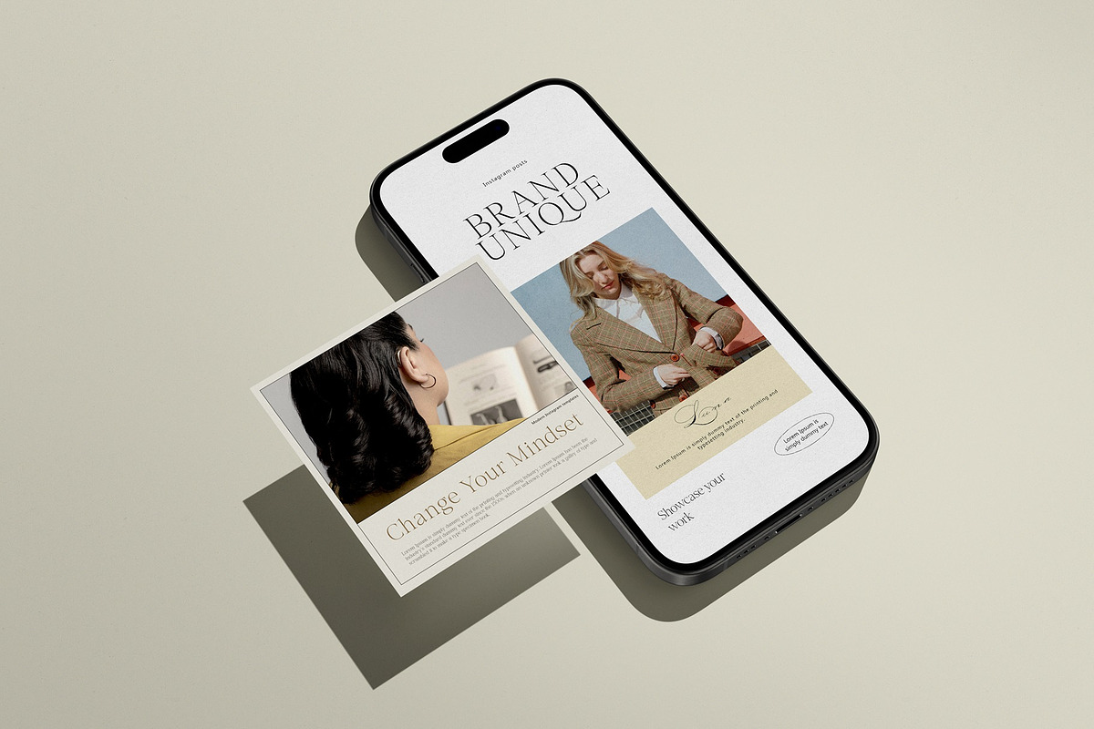 Instagram Post Mockups, an iPhone Mockup by Tahtagraphic (Photo 13 of 18)