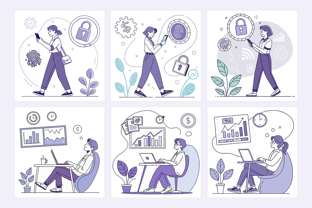 Smart Finance – Fintech Illustration, a Finance Illustration by ZP Design (Photo 6 of 6)