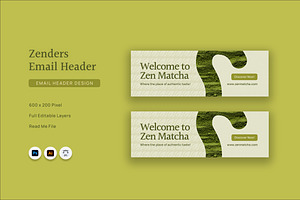 Zenders - Email Header, a Social Media Template by Fannan Studio