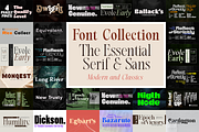 The Essential Font Collection, a Sans Serif Font by groens (Thumbnail 1 of 19)