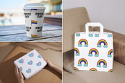 Celebrate Pride: Rainbow & Heart, a Pattern Graphic by Elatedowl (Thumbnail 8 of 11)