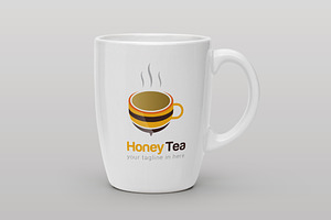 Honey Tea Logo Template