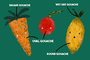 Oh Gouache Procreate Brushes, a Brush Add-On by KJP Designs (Thumbnail 3 of 6)