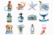 Watercolor Cold Shore Clipart, an Illustration by Design Market (Thumbnail 3 of 5)
