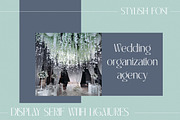 White Mint - elegant display serif, a Font by Innire (Thumbnail 2 of 9)