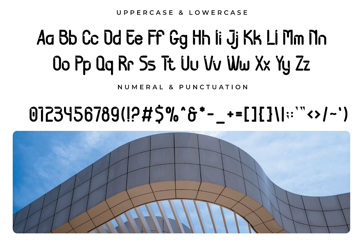 Notcher - Inktrap Display Font, a Sans Serif Font by overlaytemplates (Photo 4 of 5)
