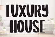 Luxury House, a Script Font by Scratchones