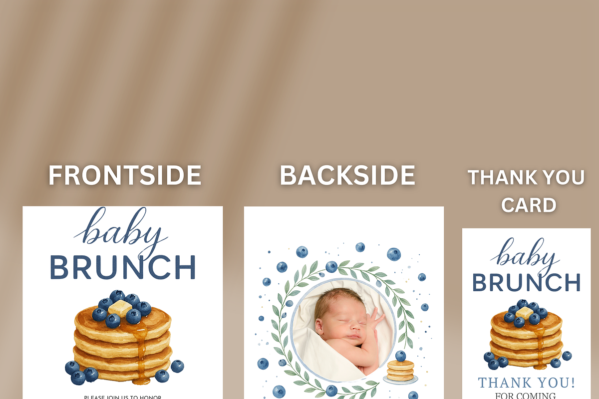 Baby Brunch Baby Shower Invitation, an Invitation Template by Shinehoon (Photo 2 of 9)