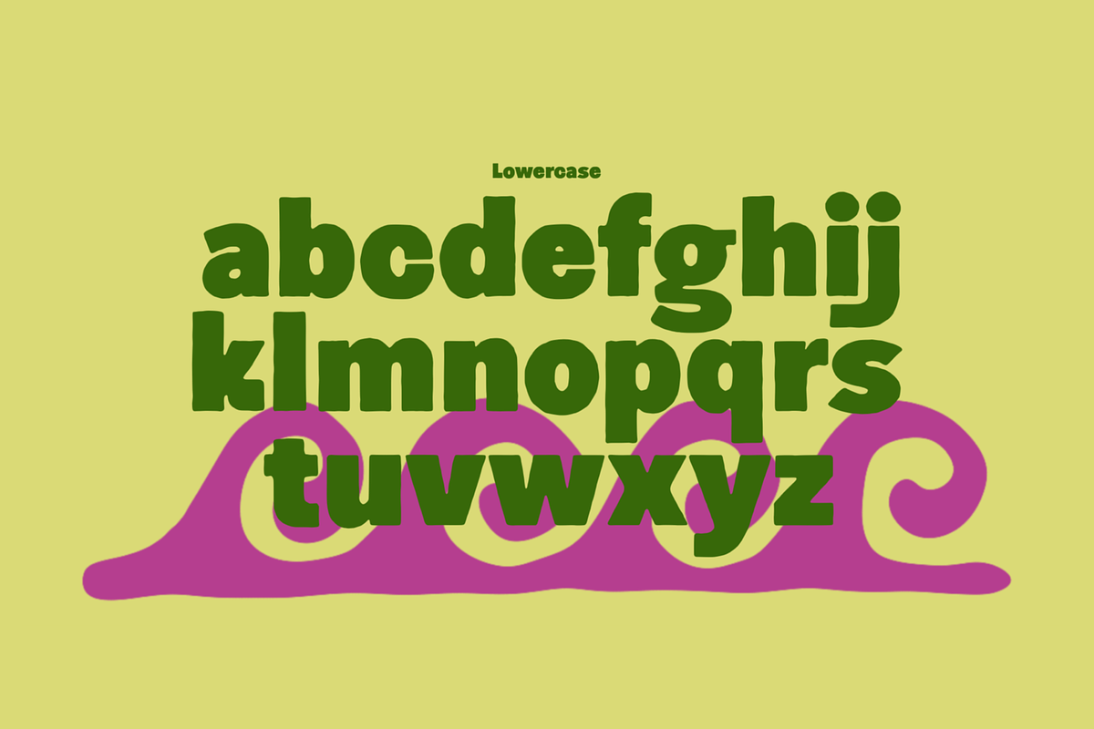 Plumo - Playful Chunky Display Font, a Sans Serif Font by ethylene.creative (Photo 3 of 13)